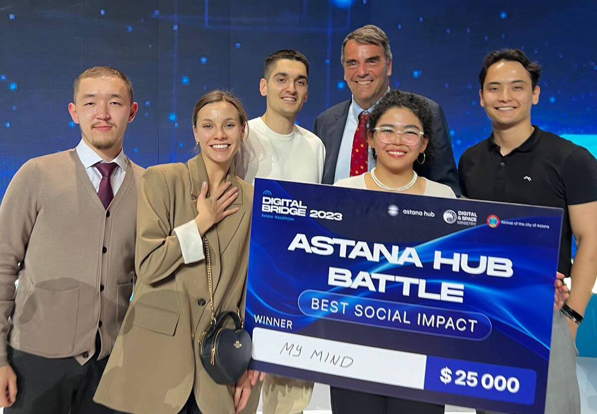 Тест на выявление деменции на ранних стадиях myMind стал победителем Astana Hub Battle на Digital Bridge 2023 в номинации The Best Social Impact